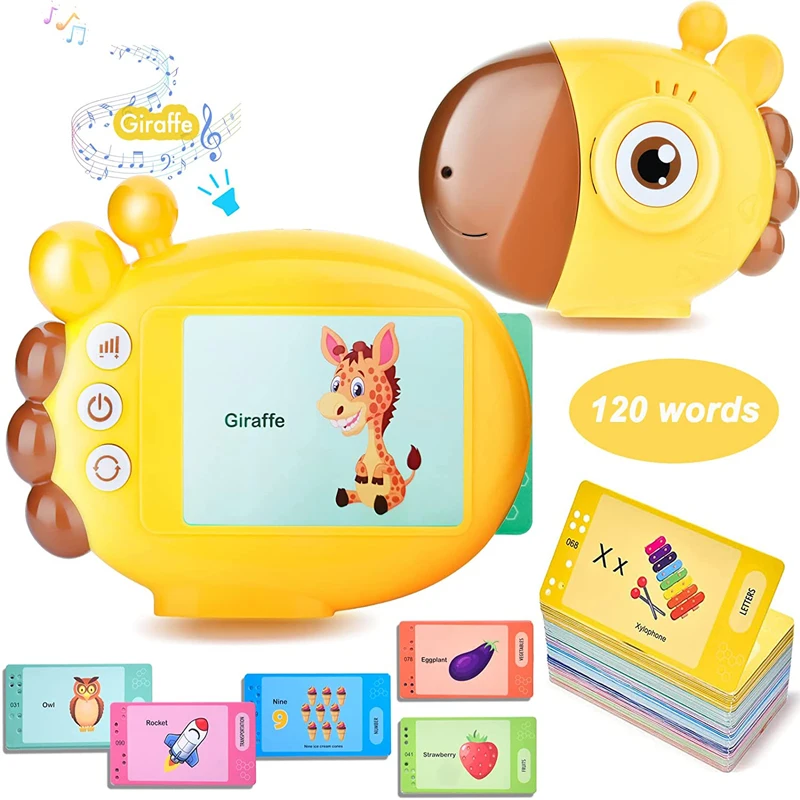 Kids Education Words - Girafa leitor de cartão flash vista