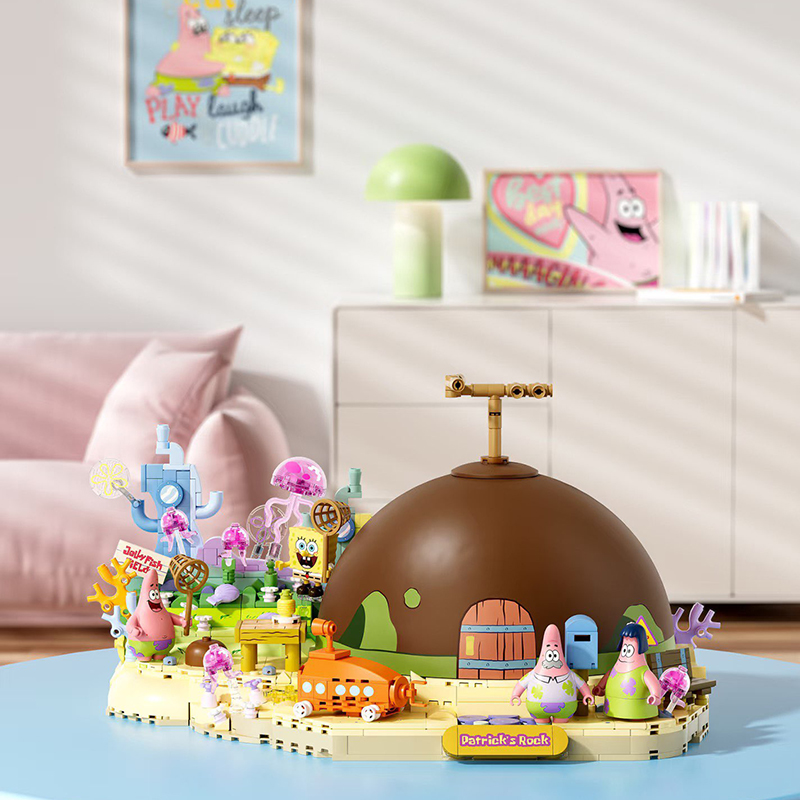 Kids First Education - Bob Esponja Patrick Star Rock House