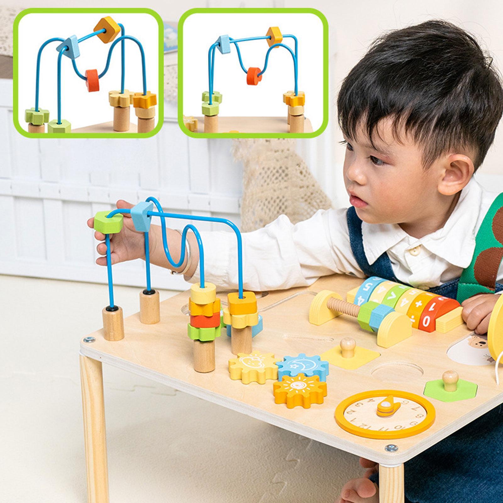 Kids Education Activities - Mesa de Atividades Educacional com Engrenagens