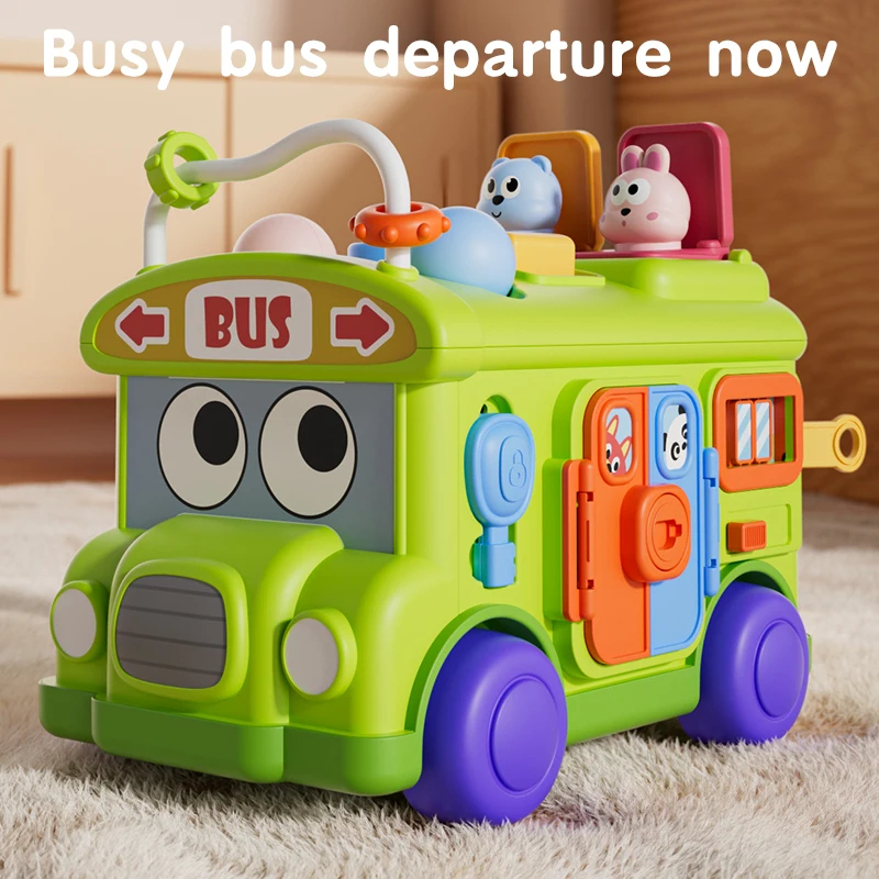 Kids Education Activities - Brinquedo Educativo Montessori Ônibus Atividades para