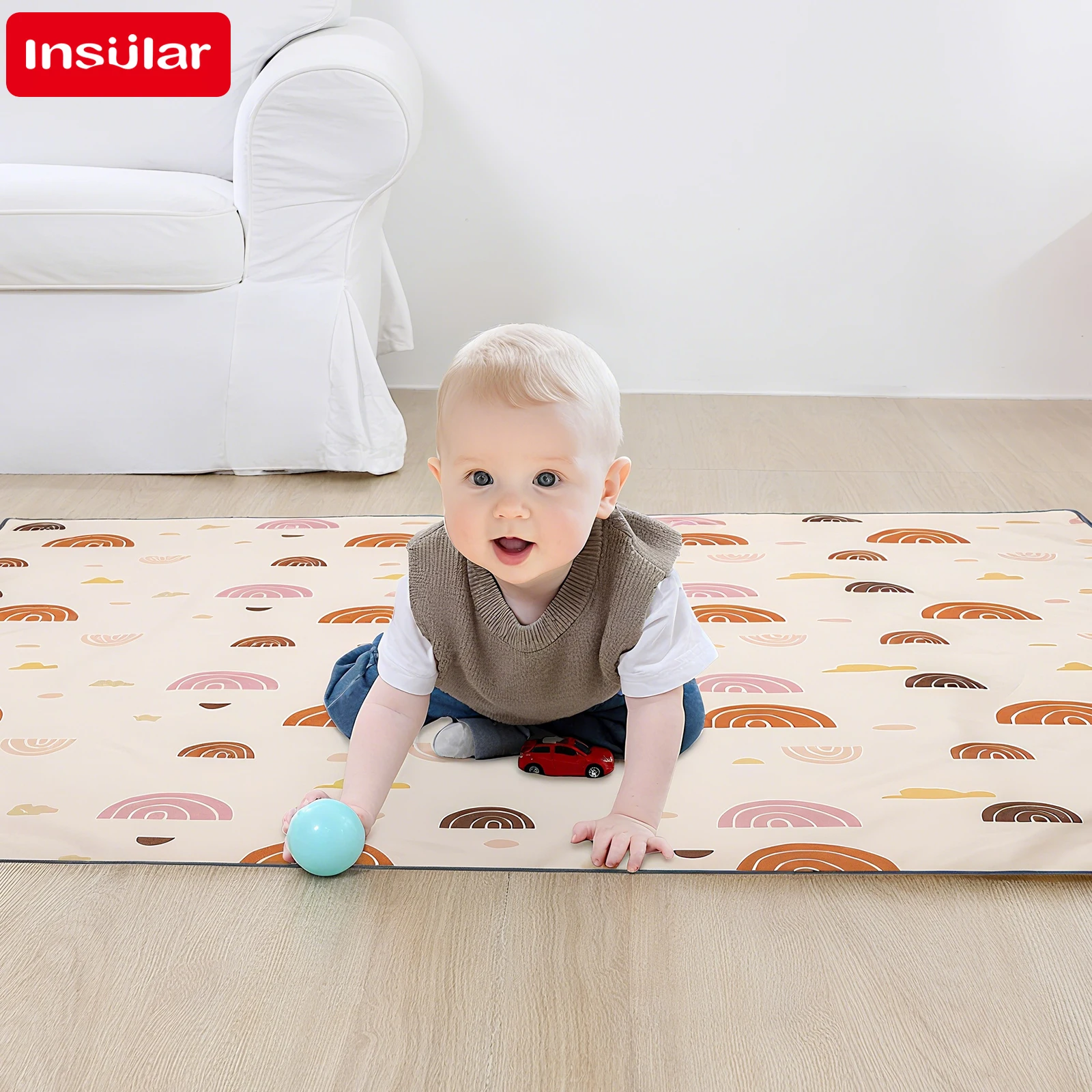 Kids Educational Mat - Insular crianças colchão educacional dobrável tapete