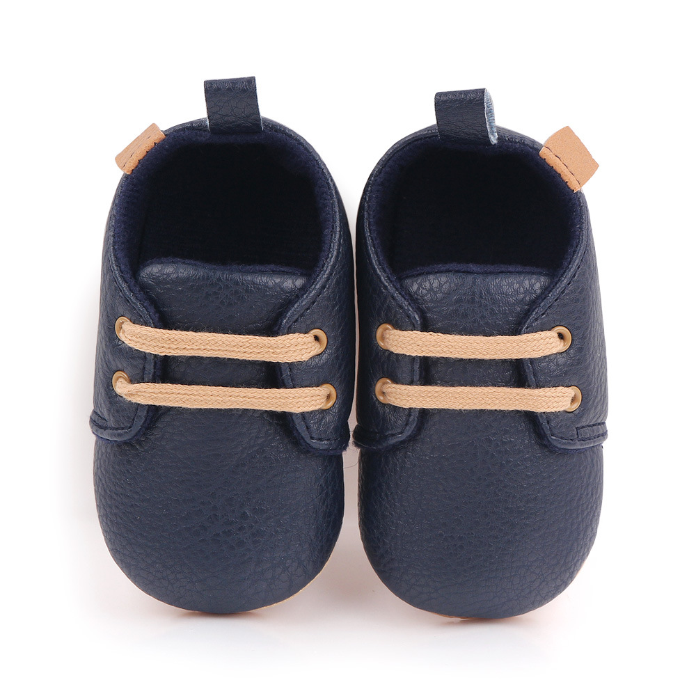 Kids First Education - Sapatos casuais de couro para bebês,