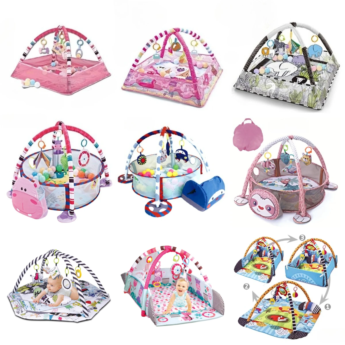Kids Educational Mat - Quadro de fitness educacional para crianças