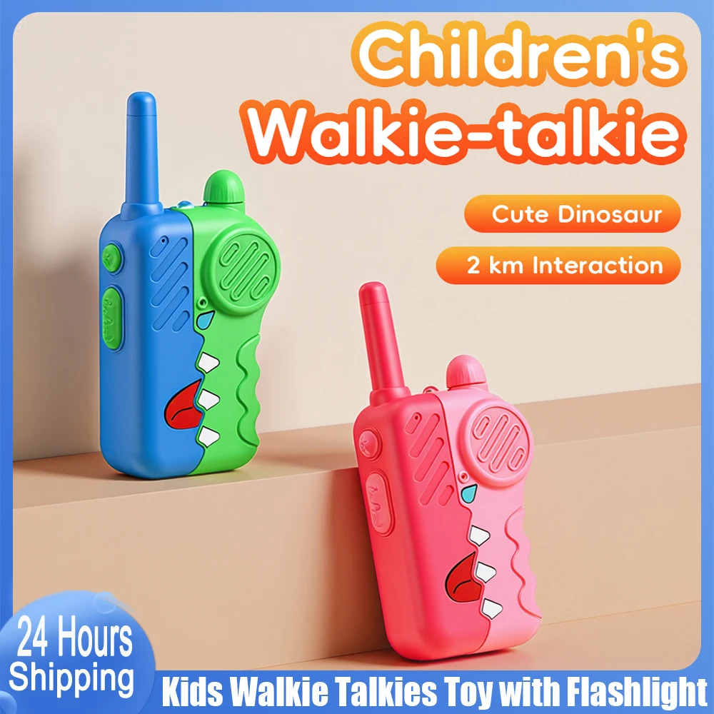 Kids Outdoor Education - 2 pçs walkie-talkies das crianças sem