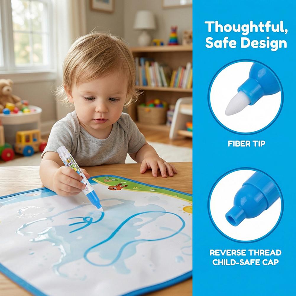 Kids Education Tips - Caneta Mágica de Pintura com Água