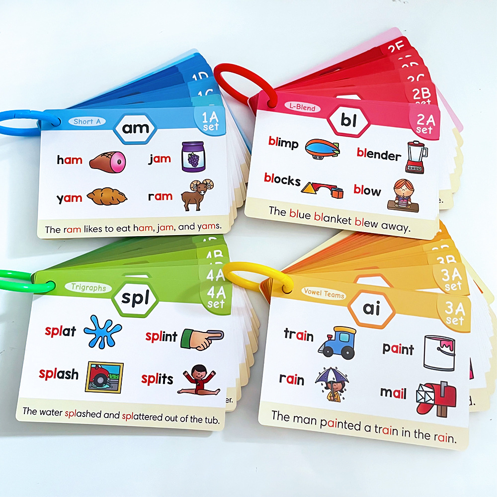 Kids Education Words - Crianças aprendendo fonética cads brinquedos educativos