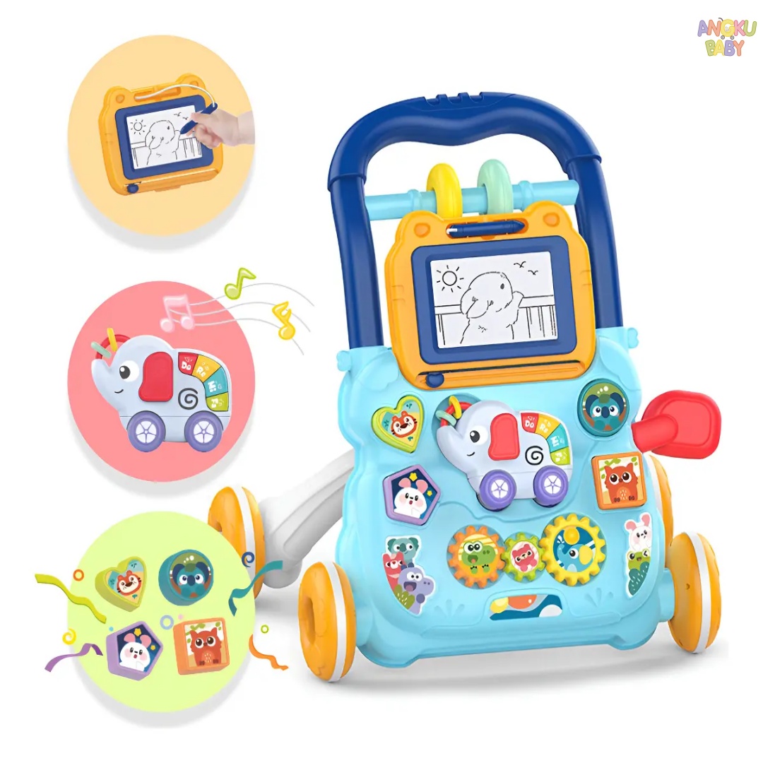 Kids Education Tips - Andador Educacional para Bebês com Quadro