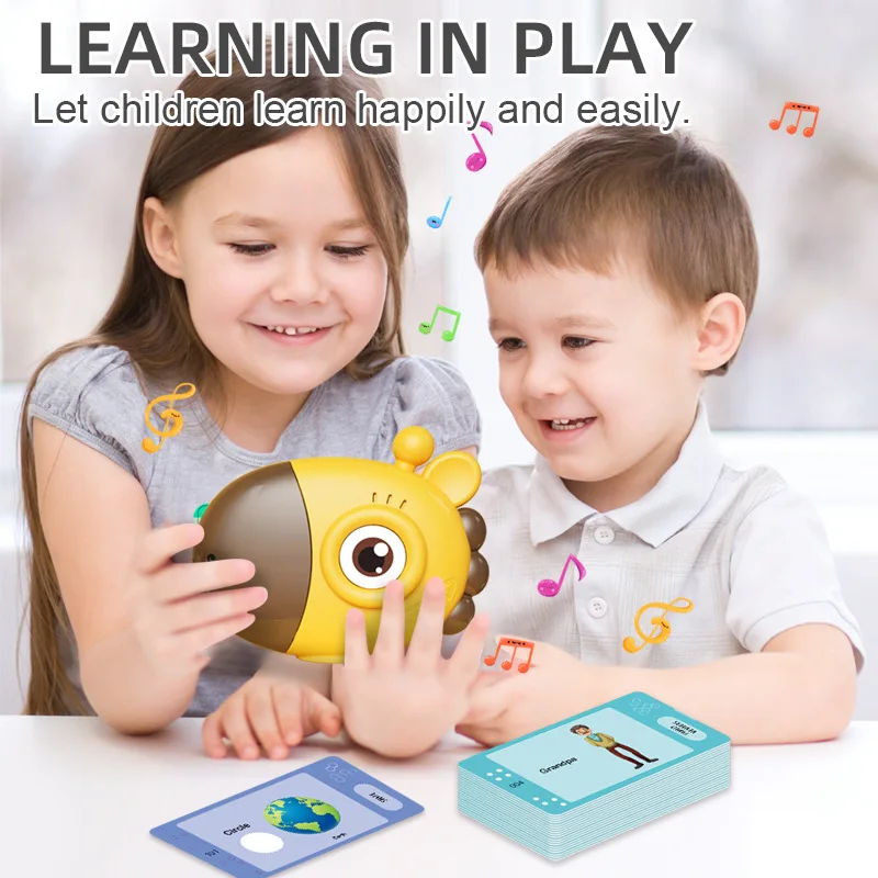 Girafa leitor de cartão flash  - Kids Education Words avaliação e preço