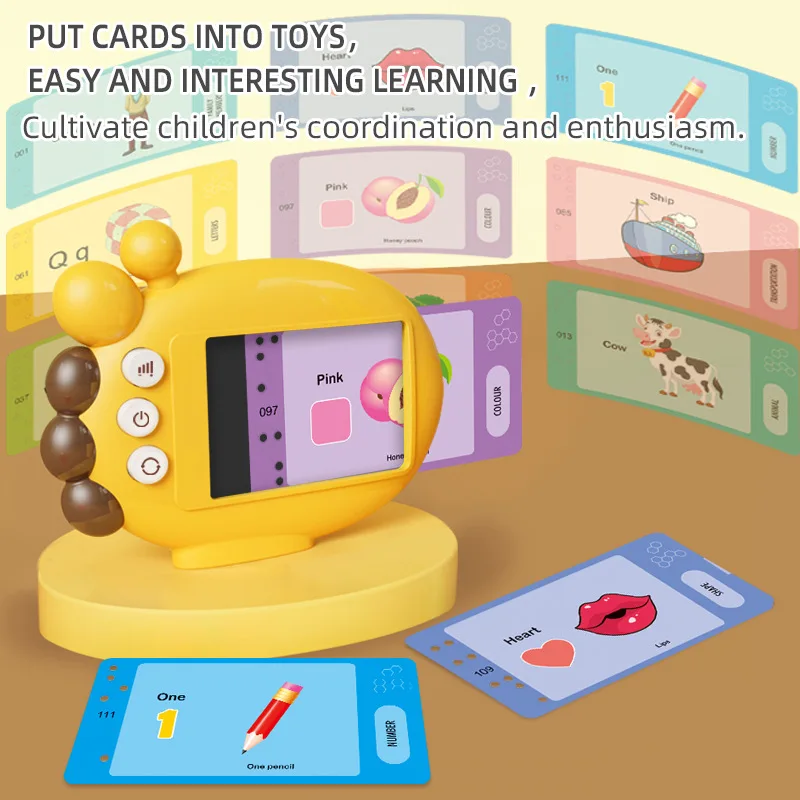 Girafa leitor de cartão flash  - Kids Education Words avaliação e preço