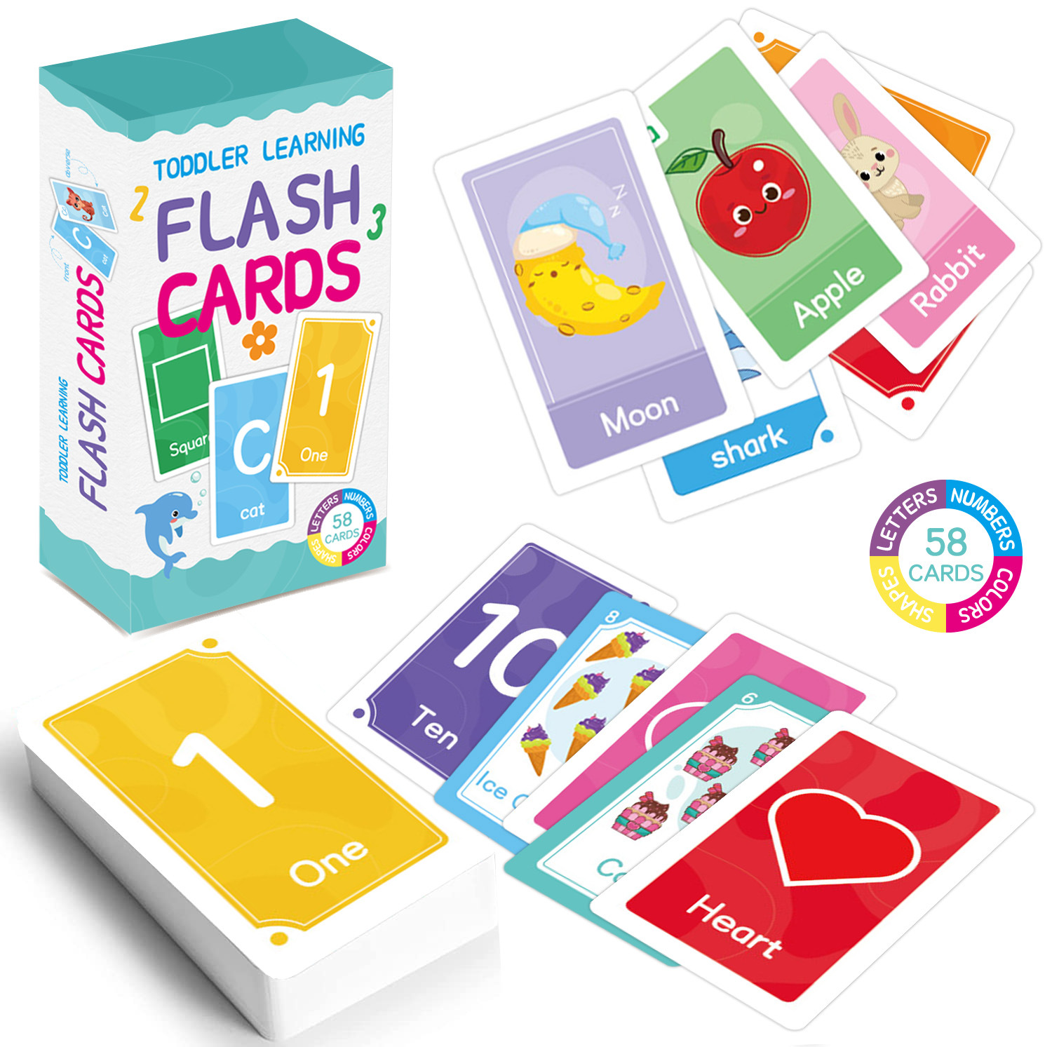 58 pçs abc alfabeto flashcards - Game Educational For Kids Free avaliação e preço