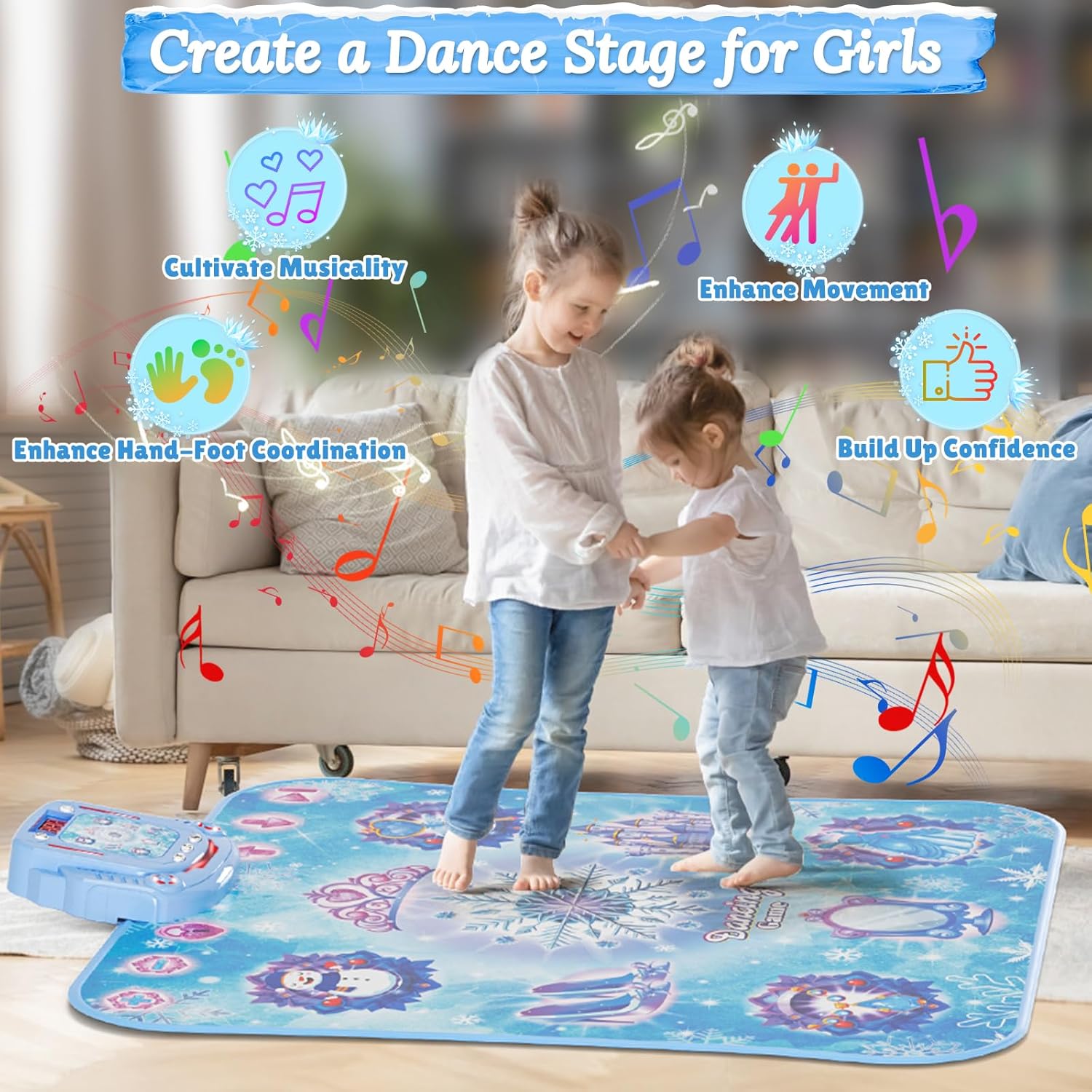 Tapete de dança sem fio Blueto - Kids Educational Mat avaliação e preço