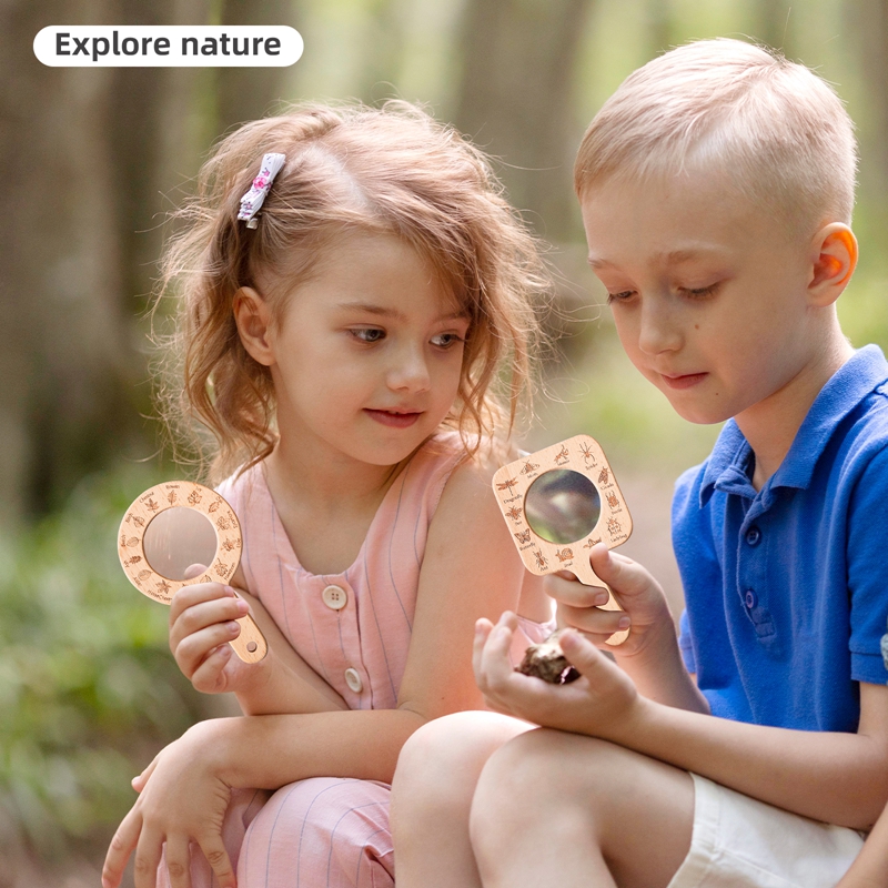 Conjunto de Lupa de Madeira pa - Kids Outdoor Education avaliação e preço