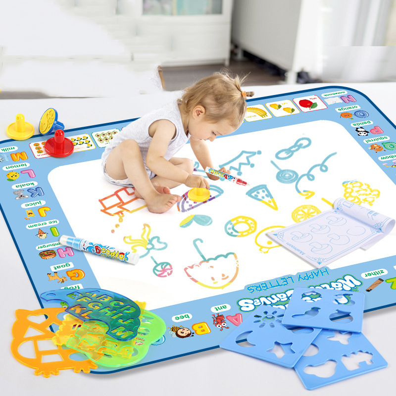 Tapete mágico de desenho aquát - Kids Educational Mat avaliação e preço