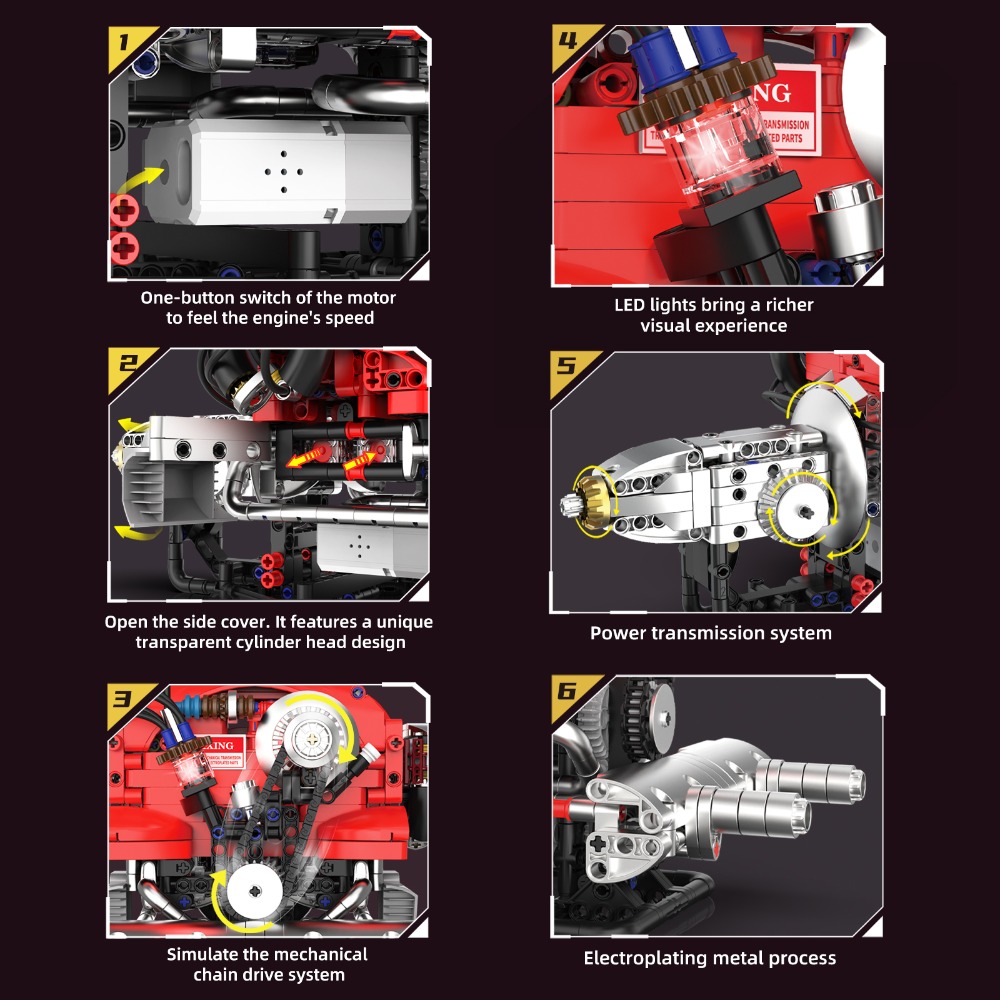 K96216 868 peças blocos de mot - Kids Education App Free avaliação e preço