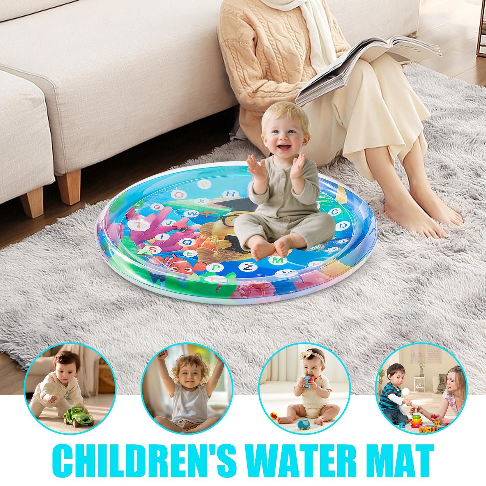 105cm bebê jogando tapete de á - Kids Educational Mat avaliação e preço