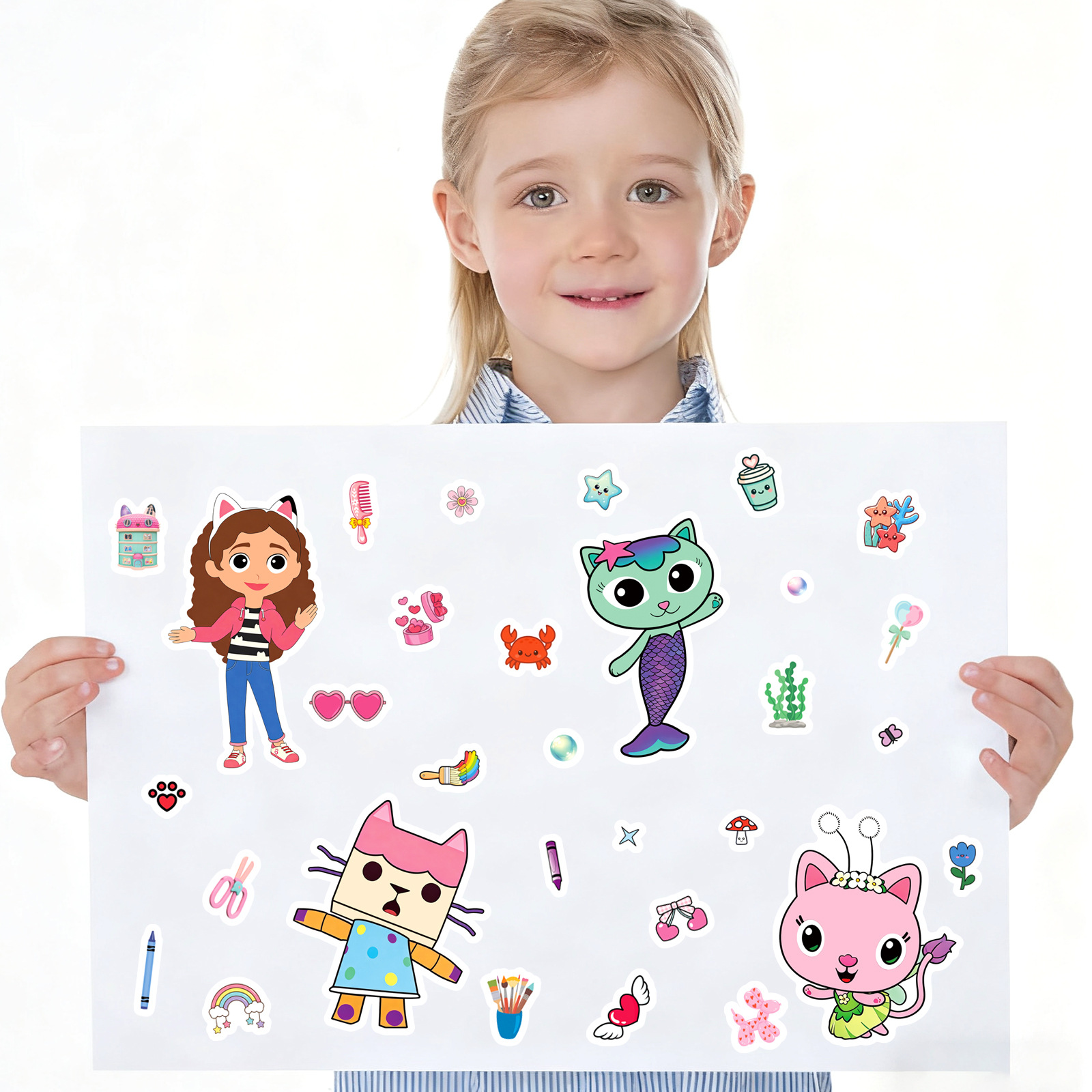 8/16 Folhas de Adesivos Quebra - Game Educational For Kids Free avaliação e preço