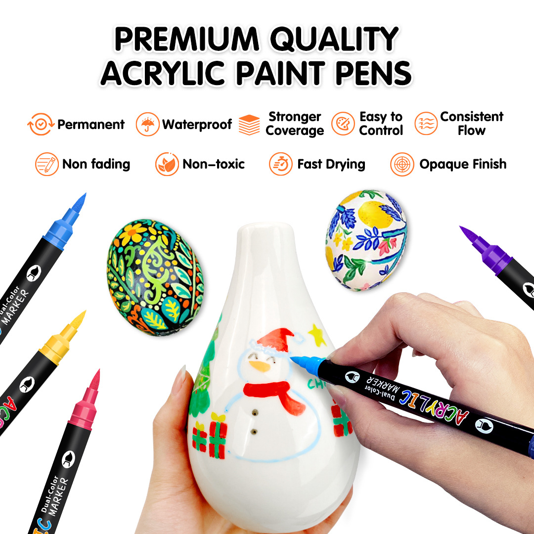 Marcadores de tinta acrílica p - Kids Education Tips avaliação e preço