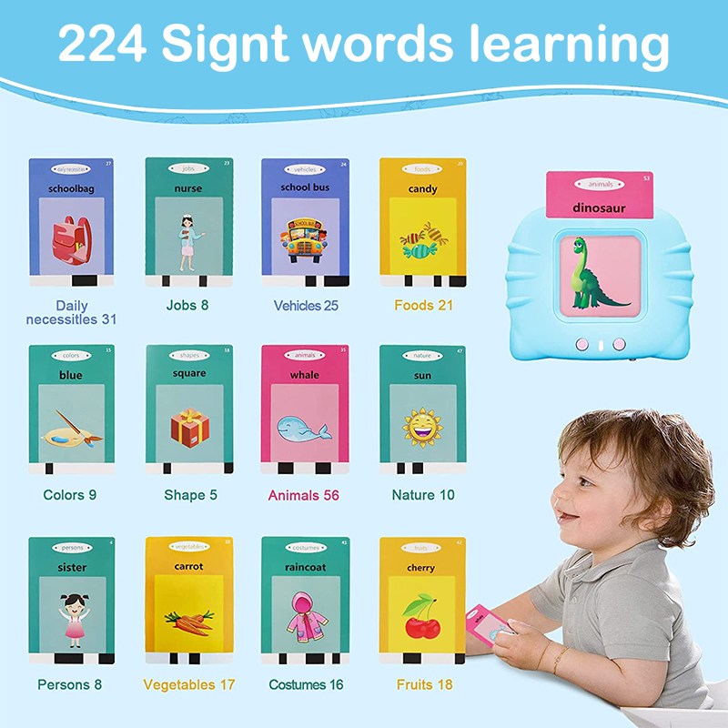 Cartões de Flash Interativos p - Kids Education Words avaliação e preço