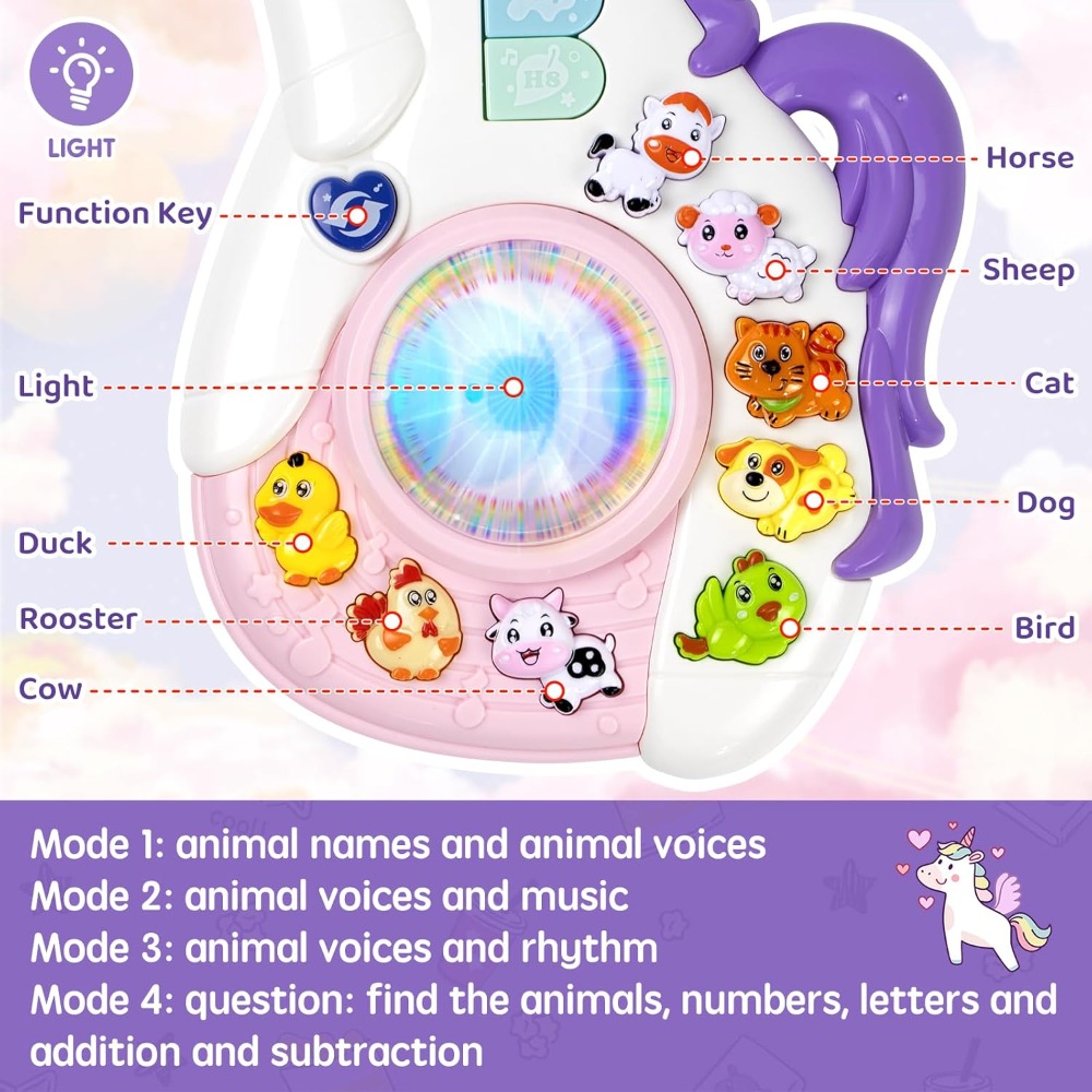 Brinquedos Musicais de Unicórn - Kids First Education avaliação e preço