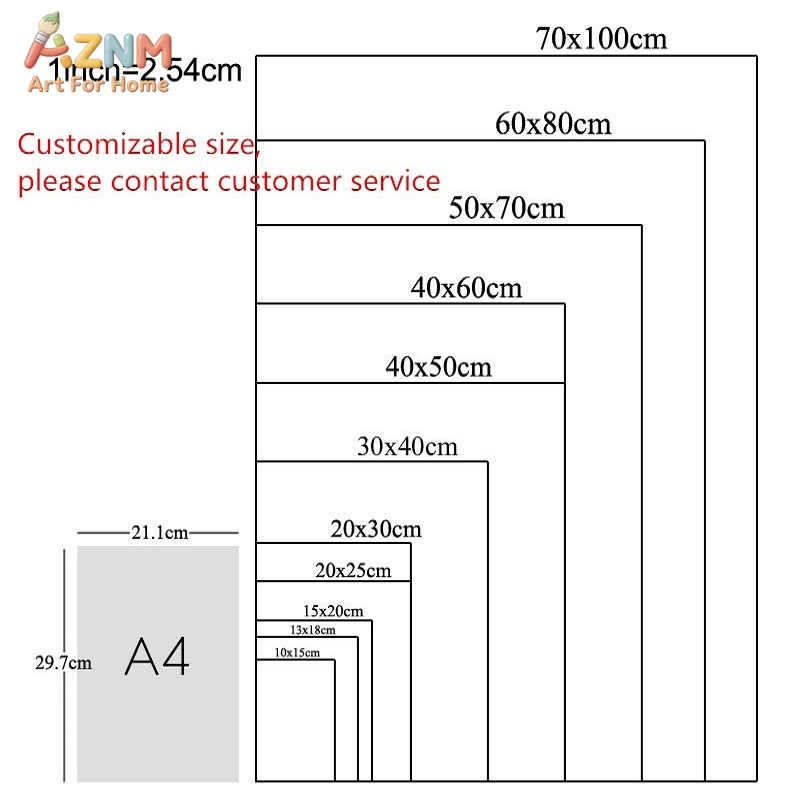 AZNM Quadro Decorativo de Pare - Kids Educational Poster avaliação e preço