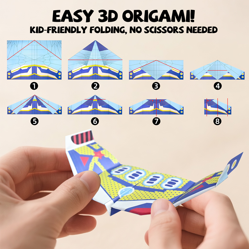 Kit de Origami para Aviões de  - Kids Educational Resources avaliação e preço