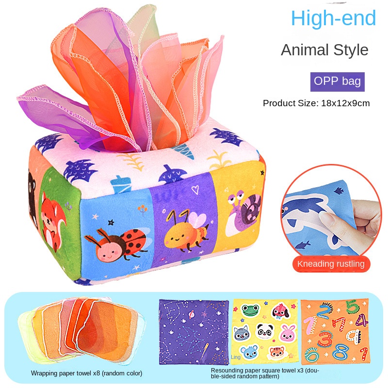 Bebê Montessori Magic Tissue B - Kids Education Activities avaliação e preço