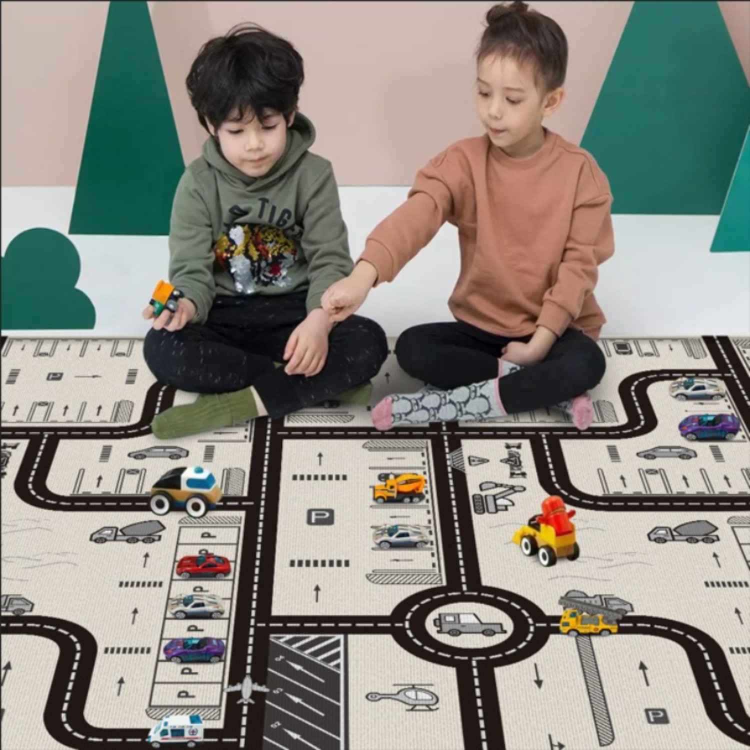 Tapete de jogo dobrável para b - Kids Educational Mat avaliação e preço