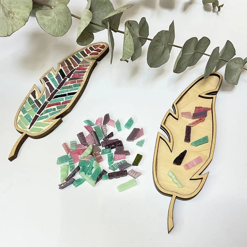 Kit DIY de Mosaico com Penas C - Kids Educational Resources avaliação e preço