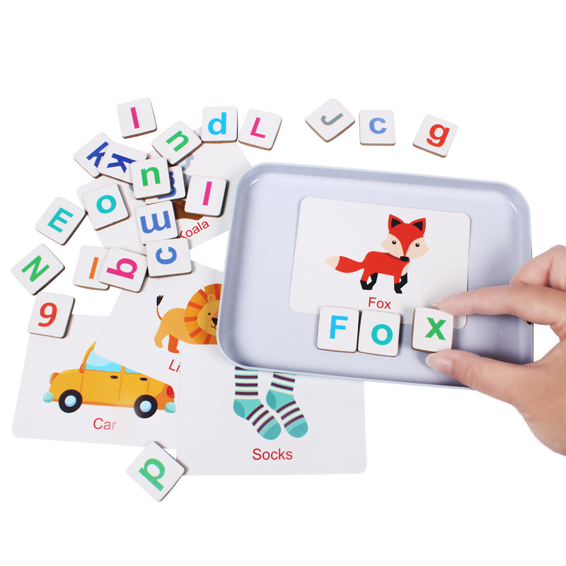 Quebra-cabeça de madeira cartõ - Kids Education Words avaliação e preço