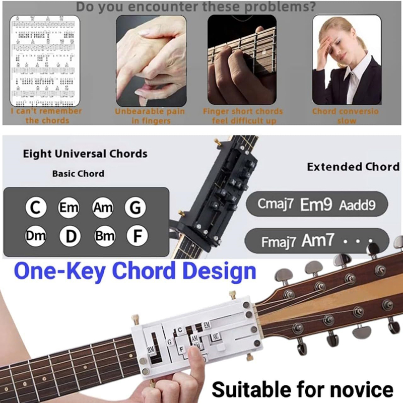 Pressionador de acordes para g - Kids Educational Resources avaliação e preço