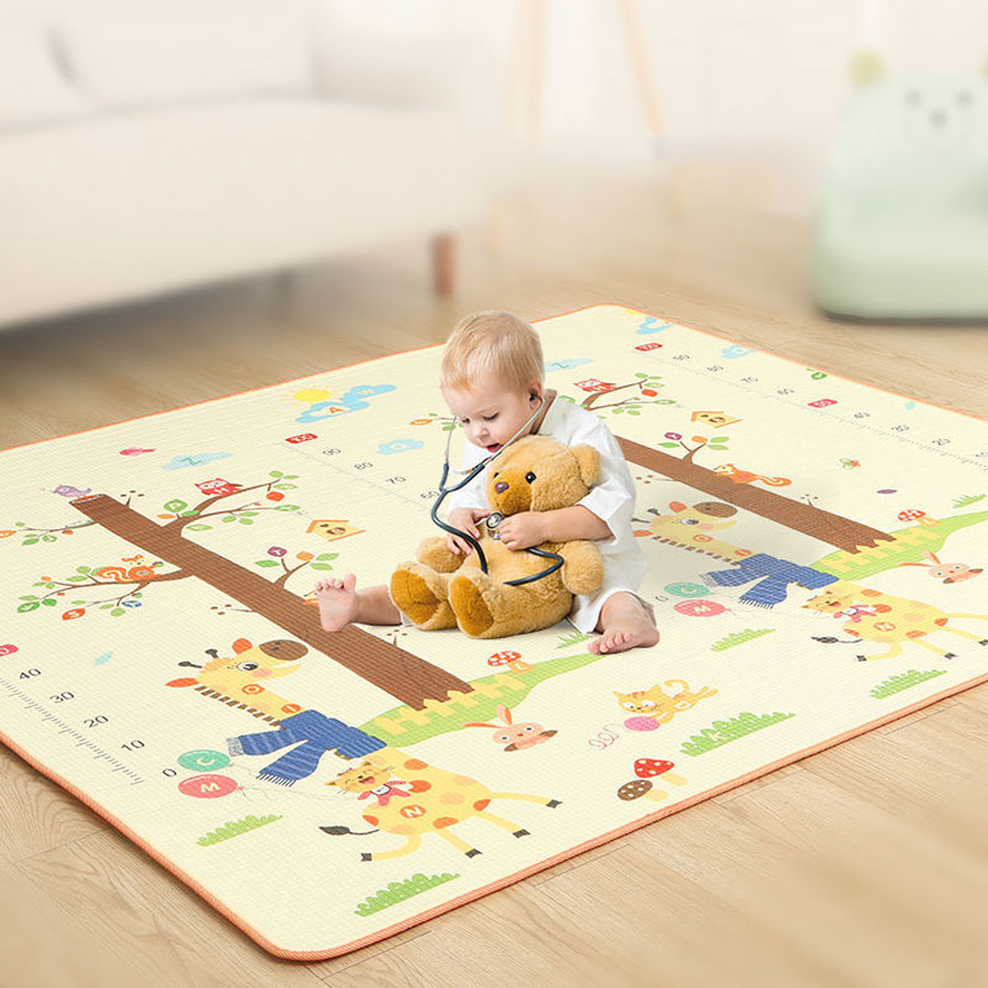 Crianças rastejando esteiras d - Kids Educational Mat avaliação e preço