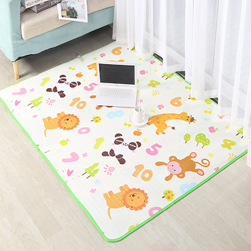 Crianças rastejando esteiras d - Kids Educational Mat avaliação e preço