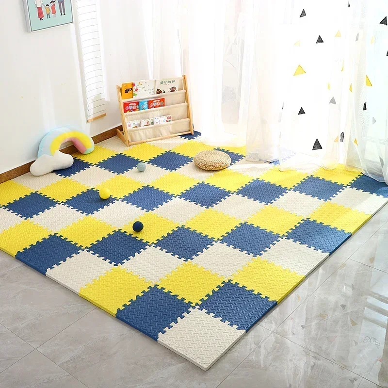 Non-Slip Baby Puzzle Floor Mat - Kids Educational Mat avaliação e preço