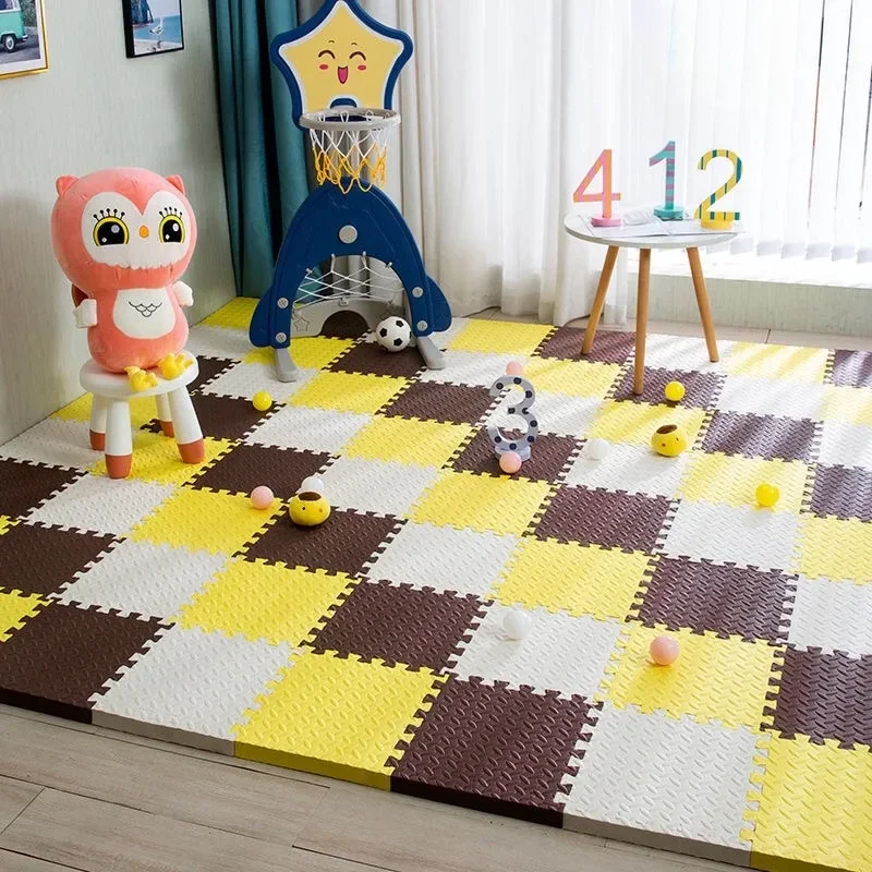Non-Slip Baby Puzzle Floor Mat - Kids Educational Mat avaliação e preço