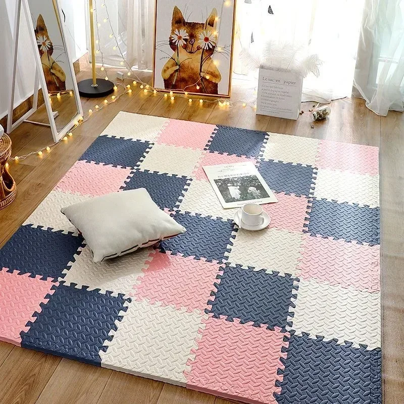 Non-Slip Baby Puzzle Floor Mat - Kids Educational Mat avaliação e preço