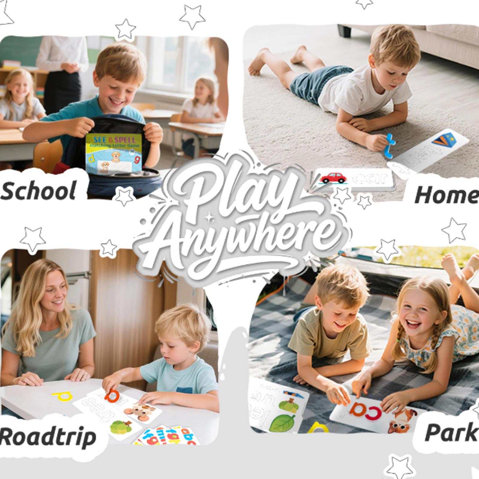Jogo de Correspondência de Let - Kids Education Words avaliação e preço