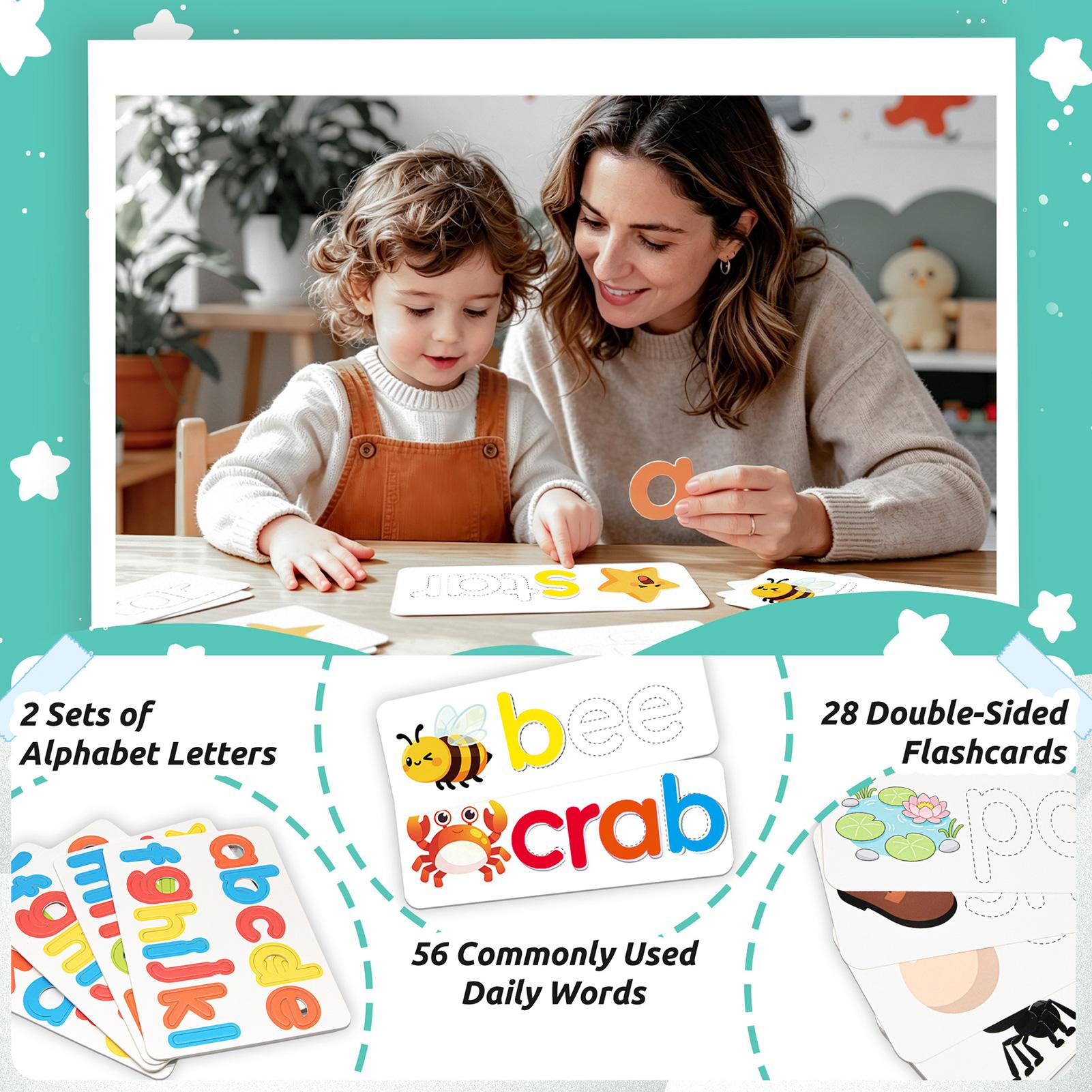 Jogo de Correspondência de Let - Kids Education Words avaliação e preço