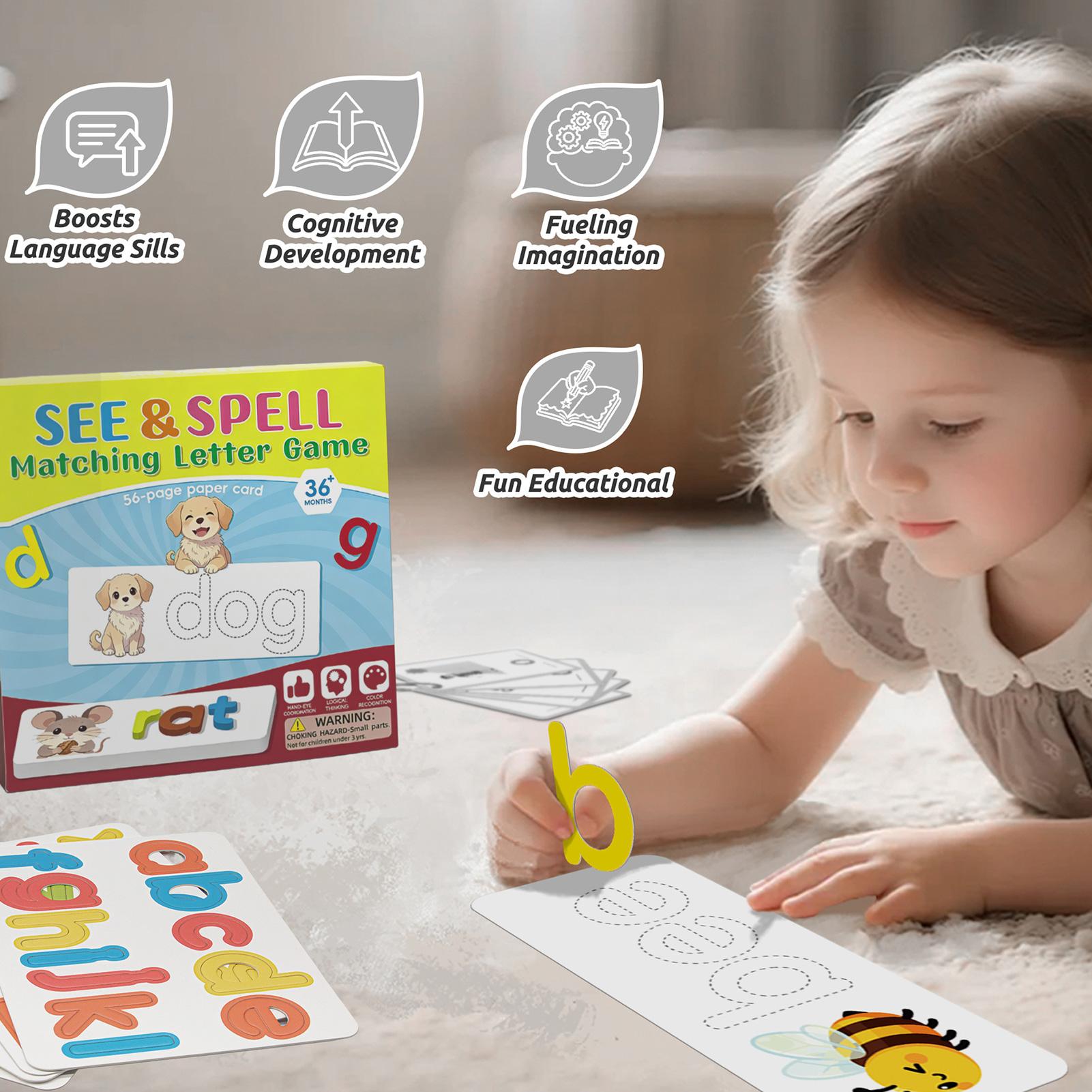 Jogo de Correspondência de Let - Kids Education Words avaliação e preço