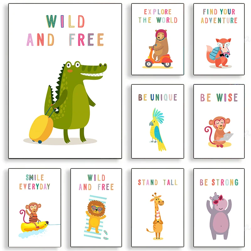 Pôster de lona com estampa de  - Kids Educational Poster avaliação e preço